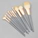 10 Wooden Handle Makeup Brush Set | Premium Matte Powder Makeup Tools for Flawless Application - Buy Online on GoSupps.com