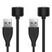 TUSITA [2-Pack] Charger Compatible with Xiaomi Mi Band 5 6 7, Amazfit Band 5 - USB Magnetic Charging Cable 3.3ft/100cm - Fitness Tracker Accessories