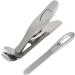 Thick Nail Clippers for Men Nail Clippers for Thick Toenails Large Stainless Steel Nail Cutter Anti-Splash Fingernail Clippers Toenail Clippers with Wide Jaws for Men Silver Gray Suit - Buy Online on GoSupps.com