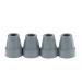 Straight Rubber Tips 4 Pack Fits 5/8 inch Cane Shafts