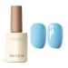 MEGIOR Sky Blue Gel Nail Polish 15ml Light Blue Gel Polish High Gloss Soak Off UV LED Nail Gel Polish for Nail Art Manicure Salon DIY Home Gift for Girls