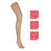 JOBST UltraSheer Thigh High Compression Stockings - Lace Silicone Top Band 15-20 mmHg Closed Toe Large Honey | International Shipping Available - Buy Online on GoSupps.com