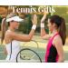 Tennis Premium Velvet Scrunchie - No Crease Hair Accessory for Tennis Players - Buy Online on GoSupps.com