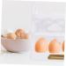 Uonlytech Egg Storage Box Clear Stand Egg Tray for Refrigerator Egg Drawer Egg Preservation Rack Organizer Dog White 25.5X20X10CM - Buy Online on GoSupps.com