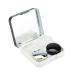 Semme contact lens container contact lens holder eye care soak in the eye maintenance lens container case mirror box travel kit (black)