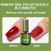 Gel Nail Polish Remover Gel Polish Remover Removes Nail Polish in 3-5 Minutes Quickly & Easily Not Hurt Nails Soak Off Gel Polish No Need for Foil Soaking or Wrapping - Buy Online on GoSupps.com