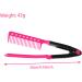 Styling Tool V Shape Comb Folding DIY Hair Straightener New Beauty Salon Comb Foldable Comb - Buy Online on GoSupps.com