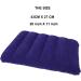 Dogxiong Purple Inflatable Camping Pillow 2-Pack - Ultralight Squared Flocked Fabric Air Pillow for Beach, Hiking, Traveling - Neck & Lumbar Support - Buy Online on GoSupps.com