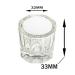 Herbests 3-Piece Dappen Glass Set for Nail Art - Clear Acrylic Liquid Powder Containers | Perfect Manicure Care Tools - Buy Online on GoSupps.com