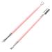 Makartt Cuticle Pusher and Nail Polish Scraper: Double-Sided Cuticle Pusher Dead Skin Cleaner - Professional Gel Nail Polish Remover