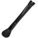 Baluue Powder Brush Double Ended Makeup Brush U Shaped Nose Contour Brush Face Brush Makeup Tool Black
