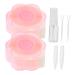 NOLITOY 1 Set Lace Double Eyelid Sticker Lifting Belt Makeup Supplies Makeup Tape Eye Lift Strips Reel Eyes 5.3x5.3cm As Shown