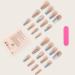 Durratou Sea Salt Macaroon Color Transparent Star Moon Color Blocking Nail Art Portable Nail Pieces - Buy Online on GoSupps.com