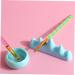 minkissy 4 Sets Nail Art Brush Cup Nail Soak off Bowl Chinese Bask Plastic Sponge Manicure - Buy Online on GoSupps.com