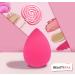 Buy Extra Soft Pink Makeup Sponge | Ideal for Foundations Creams & Powders - International Shipping Available - Buy Online on GoSupps.com