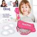 Bedazzle your Hair with Glam Collection Deluxe Set - Hair Bedazzler Kit with Rhinestones - Includes Styling Tool & 180 Gems - Perfect Gift for Girls - Pink - Buy Online on GoSupps.com