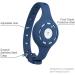 EaseToU Sensor Cover Arm Band for Freestyle Libre 3 & 14 Day - Blue Medium - Diabetes CGM Silicone Wear Protector for Adults & Kids - Adjustable for Swimming/Showering - 1 Pack - Buy Online on GoSupps.com