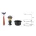 Premium 4-Piece Wet Shaving Set for Men | Antique Shaving Brush & Gift Set | Perfect for Smooth Shaving Experience - Buy Online on GoSupps.com