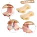 FRCOLOR Magnetic Toe Separator Pedicure Stand - Bunion Toe Splint for Hallux Valgus Correction and Support - Buy Online on GoSupps.com