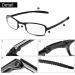 Foldable Reading Glasses for Men & Women - Lightweight Feather Hinge with Case (Red 2.0) - Perfect for Home & Travel - Buy Online on GoSupps.com