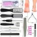 Pedicure Kit Professional 25 in 1 Foot Dead Skin Remover | Callus Remover Tools for Manicure & Foot Care | Gifts for Women Men - F04 - Buy Online on GoSupps.com