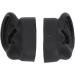 Silicone Ear Model 2 Pair Flexible Elastic Left Right Silicone Ear Model for Novice for Jewelry Display (Black and White) - Buy Online on GoSupps.com