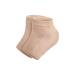 Sharplace Moisturizing Heel Socks Foot Cushion Shock Absorption 2 Pieces for Feet Calluses Skin Color