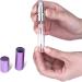 Zingso Refillable Travel Perfume Atomiser Bottles 6ml - Set of 3 Mini Portable Spray Bottles in Pink, Silver, and Purple - Empty Aftershave Atomiser with Funnel for Travel - Buy Online on GoSupps.com