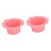 Buy Pink Wax Warmer Bowl & Pot Set - 2 Pack Silicone for Home Use | International Shipping Available - Buy Online on GoSupps.com