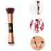 Angoily Travel Makeup Brush 1pc Double-ended Makeup Brush Artificial Fiber Face Miss Beauty Products Rose Gold Makeup Brush - Buy Online on GoSupps.com