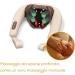 Beurer MG 153 Neck & MG 145 Massage Cushions - Shiatsu Massager with Heat Function 4 Heads Gray - Relaxing Back & Neck Relief - Buy Online on GoSupps.com