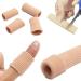5-Pack Gel Toe Protector Sleeves - Breathable Fabric Cushion Tubes for Pain Relief Corn & Callus Removal - Buy Online on GoSupps.com