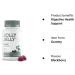 Prebiotic Fibre Gummies - 3g - Chicory Root Inulin - BlackBerry, Strawberry & Peach Flavour - 60 Vegan Gummies - Kosher Halal - Buy Online on GoSupps.com