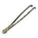 Cup pick tweezers easy cleaning fine processing portable stable clamping pliers for tea cups for household use (bronze color)