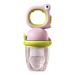 Elevate Baby Feeder-Ultravers Baby food pacifier made of silicone bite ring pacifier for infant birthday festive gifts pink