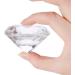 Nail Art Display Diamond 2 Colors Glass Crystal Base Shiny Decoration Manicure Accessories Display Tools for Hand Model Shoot Ornament(60MM White) - Buy Online on GoSupps.com