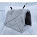 Magnoloran 2 Pack Bird Nest House Hammock Sleeping Bed for Parrot Parakeet Cockatiel - Blue & Grey - Buy Online on GoSupps.com