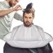 Hair Cutting Cape Umbrella Hairdressing Capes Barber Hairdressing Cloak Beard Shaving Waterproof Hairdressing Kit Haircut Bib Hair Dyeing Clothes Waterproof.Suitable for Hair Salon or Home(Gray) Grey
