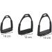 AMKA Joint Black Safety Stirrups - Adjustable 10 12 13 cm Width for Optimal Riding Comfort | International Shipping Available - Buy Online on GoSupps.com