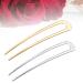 Buy 2-Piece Alloy Geometric Hair Clips Elegant Gold & Silver Hairpins for Women | Stylish Hair Accessories - Buy Online on GoSupps.com