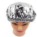 YIZAN Shower Cap - Heat Insulation Aluminum Foil Hat for Women | Elastic Hairdresser Cap - Silver - Buy Online on GoSupps.com