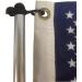 Pactrade Marine Pontoon Flag Pole Socket with 24 USA Flag - Adjustable - Buy Online on GoSupps.com