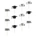 Alipis 2024 Graduation Cupcake Decorations: 12-Pack Cupcake Picks Appetizer Picks Cake Topper Graduation Themed Cake Picks