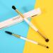 Duo Eyebrow Brush Set - Docolor Professional Eye Makeup Tool | Eyeshadow & Spoolie Brush | 2pcs White Gold - Buy Online on GoSupps.com
