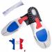 KWIM's France gel insert soles Gelsol work shoes running comf wonderful sport gel soles orthopedic insoles for women and men 35 - 40 EU
