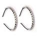 FULAI Duyppy 2 Pack Rivet Punk Spike Headband Studded Headband Party Hair Band Hair Clips for Women