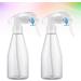 Buy Minkissy 200ml Empty Hairspray Bottles - Fine Fog Sprayers for Plants Cleaning Bathroom & Kitchen (2 Pack) - Buy Online on GoSupps.com