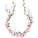 Winslet Flower Crown Headband - Adjustable Pink Hair Accessory for Women & Girls | International Shipping - Buy Online on GoSupps.com