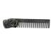Premium Stainless Steel Pocket Comb & Brush Set for Men's Beards & Mustaches - Silver - Buy Online on GoSupps.com