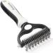KaraLuna undercoat brush for dogs and cats I Gently and carefully removes matted dog and cat fur White